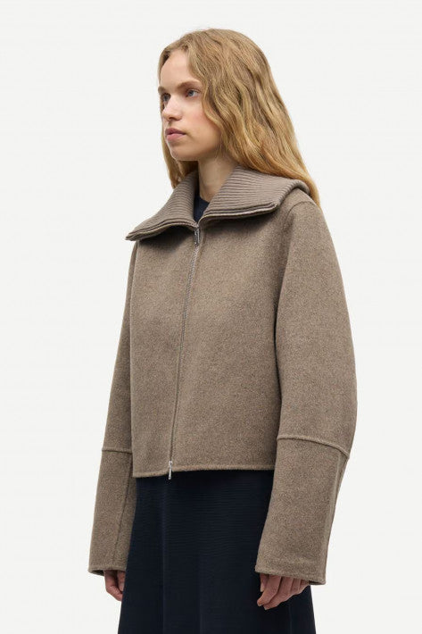 Samsoe & Samsoe Jacke Sacleo - lead gray mel