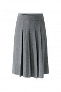 Oui Falten-Strickrock - grey